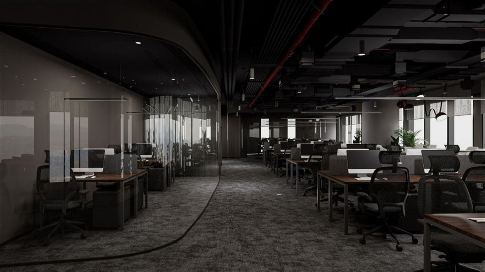 Private viewing and advisory workspace