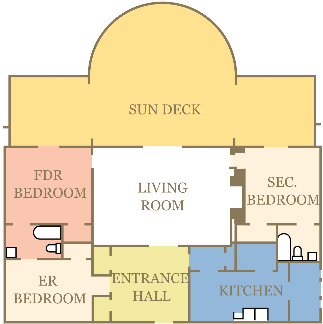 Villa 23 penthouse floor plan