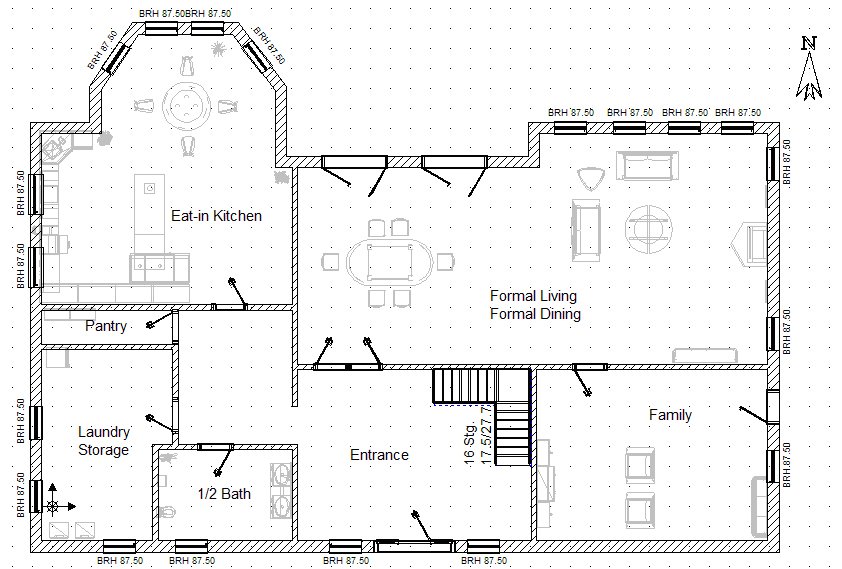 Villa 23 duplex floor plan